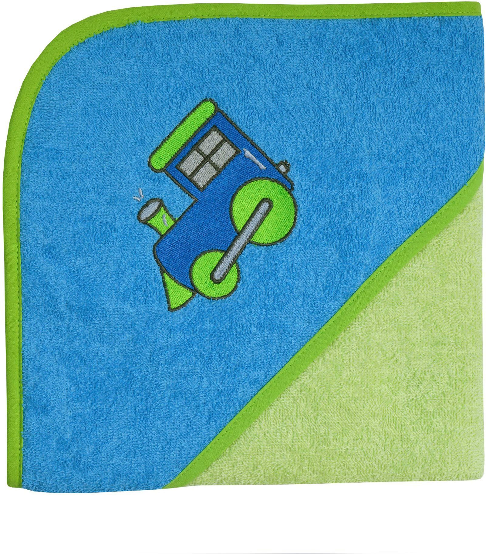 Wörner Kapuzenhandtuch Lok, Frottee (1-St), mit Kapuze, maschinenwaschbar, trocknergeeignet