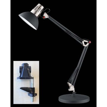 etc-shop Schreibtischlampe, Schreibtischlampe Tischleuchte Klemmstrahler verstellbar Leseleuchte