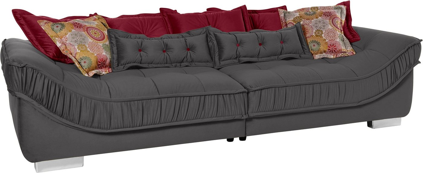 Leonique Big-Sofa »Diwan Luxus«, mit besonders hochwertiger Polsterung für bis zu 140 kg Belastbarkeit pro Sitzfläche-HomeTrends