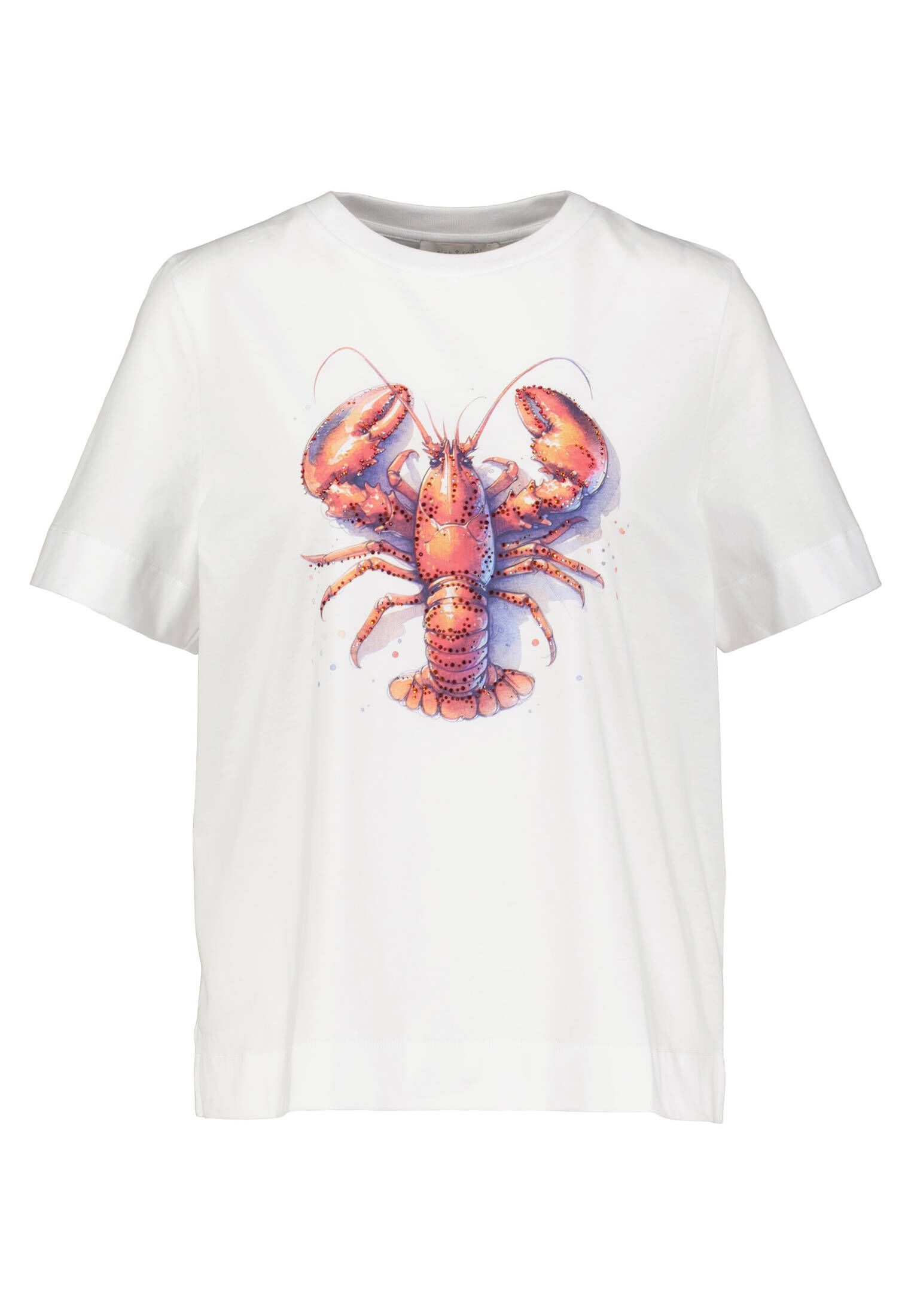 RICHROYAL T-Shirt Damen T-Shirt mit strassverziertem günstig online kaufen