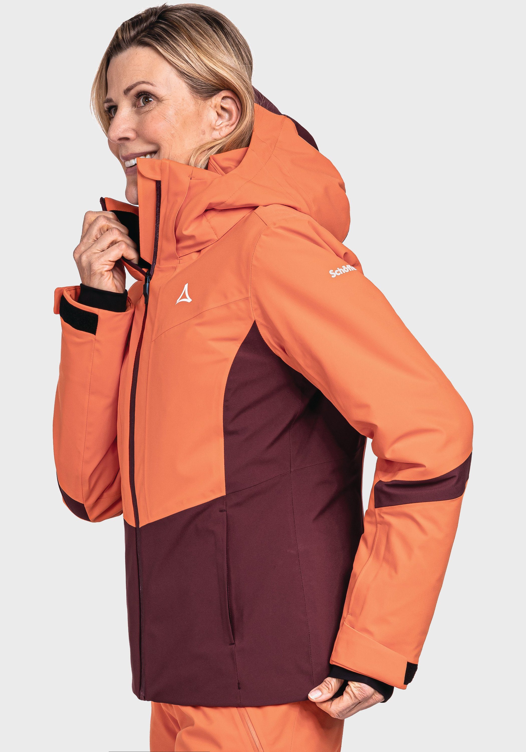 Jacket Outdoorjacke L Kanzelwand Ski orange Schöffel