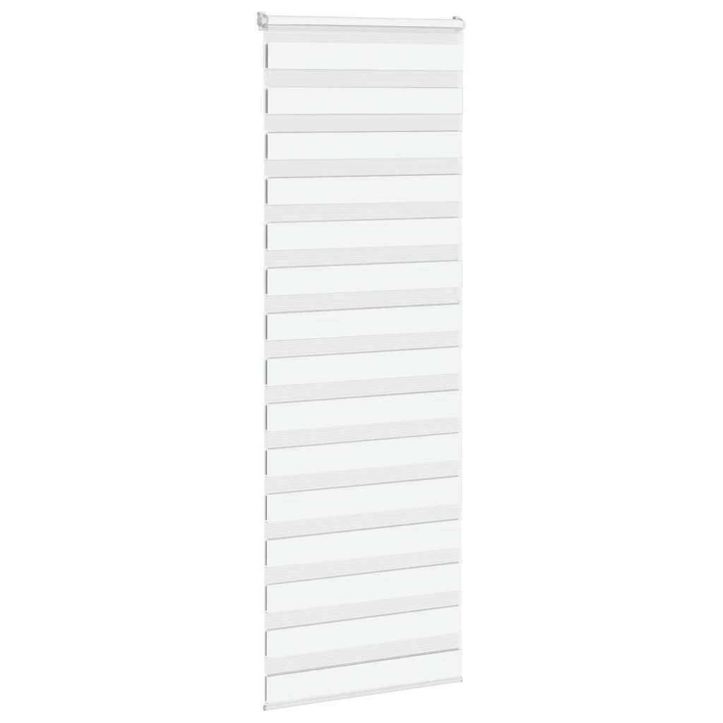 Rollo Doppelrollo Weiß 70x200 cm Stoffbreite 65,9 cm Polyester, vidaXL – Bild 3 von 5