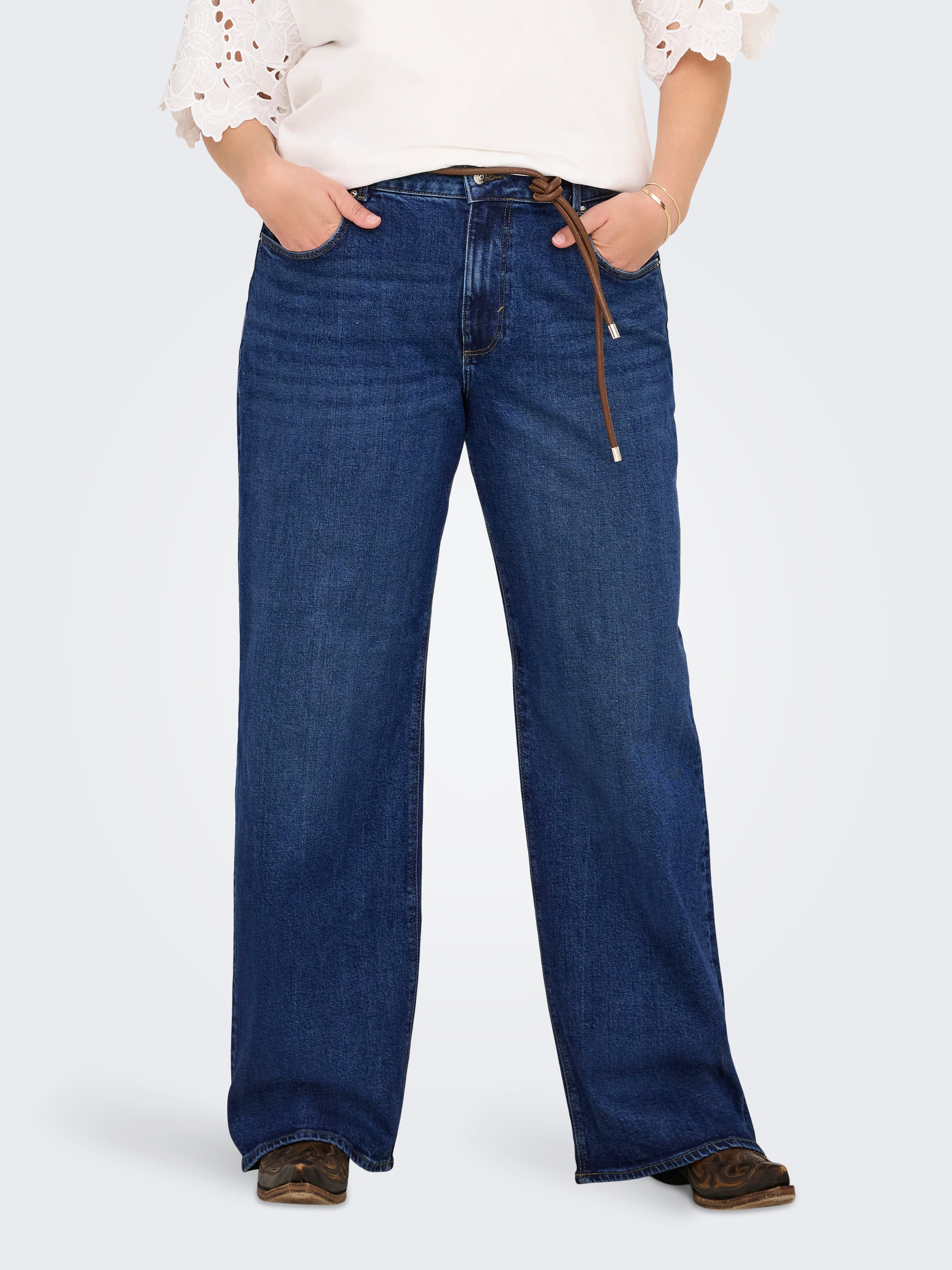 ONLY CARMAKOMA High-waist-Jeans CARJUICY HW WIDE LEG REA255