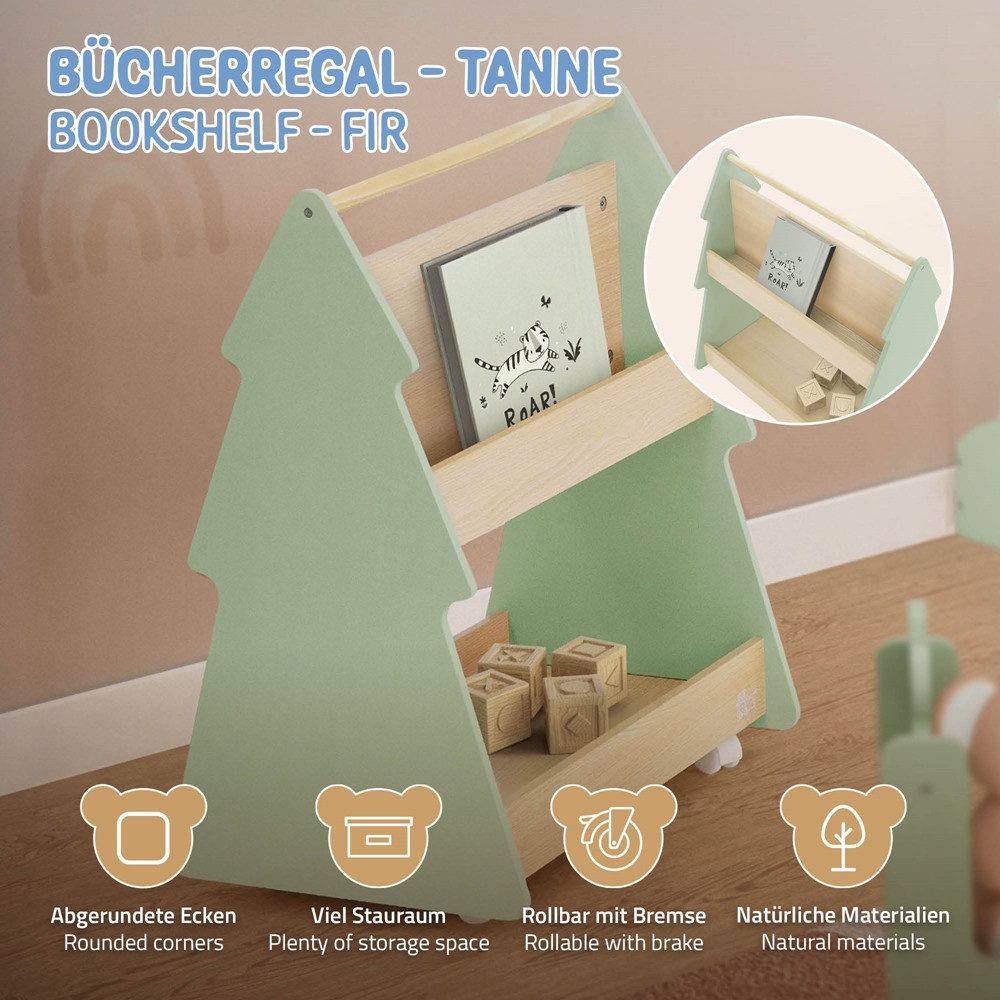 Joyz Spielzeugtruhe Kinderregal Kindermöbel Kinderzimmerregal Spielzeug günstig online kaufen
