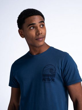 Petrol Industries T-Shirt - Kurzarmshirt - T-Shirt mit Rückenaufdruck Drifter