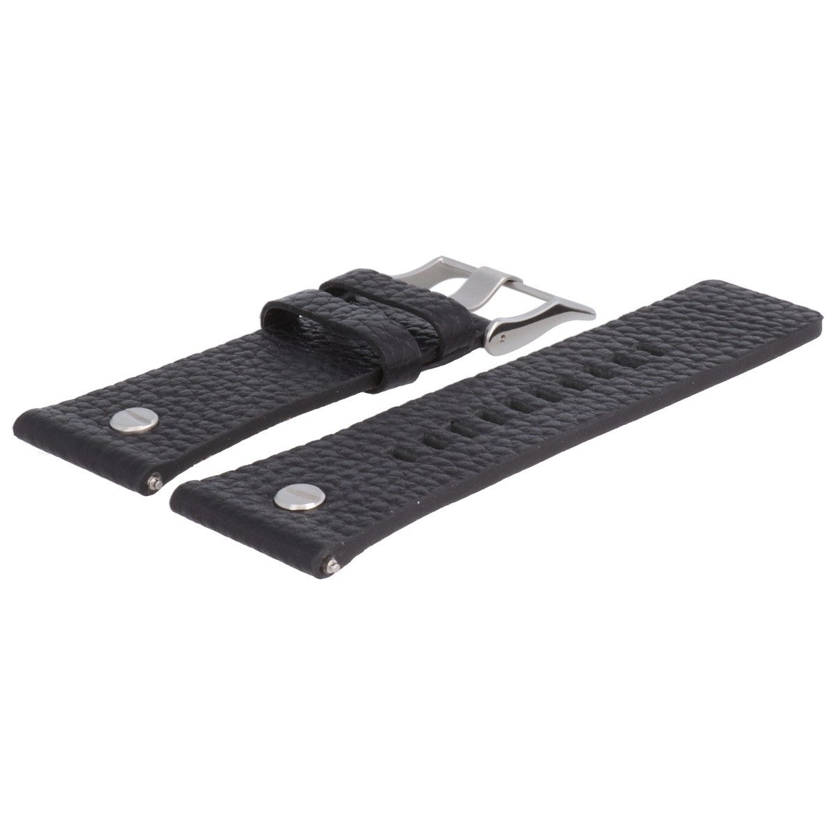 Diesel Uhrenarmband 28mm Leder Schwarz DZ-7313