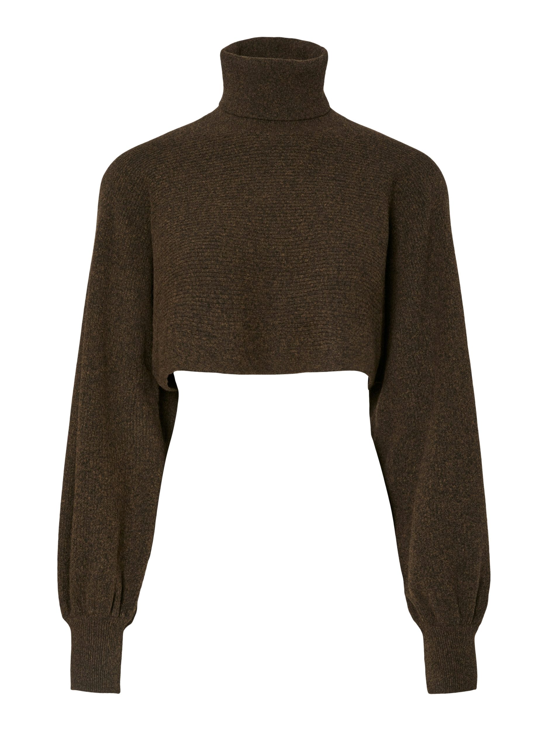 pieces Strickpullover PCMELVIA LS HIGH NECK KNIT ARMWARME günstig online kaufen