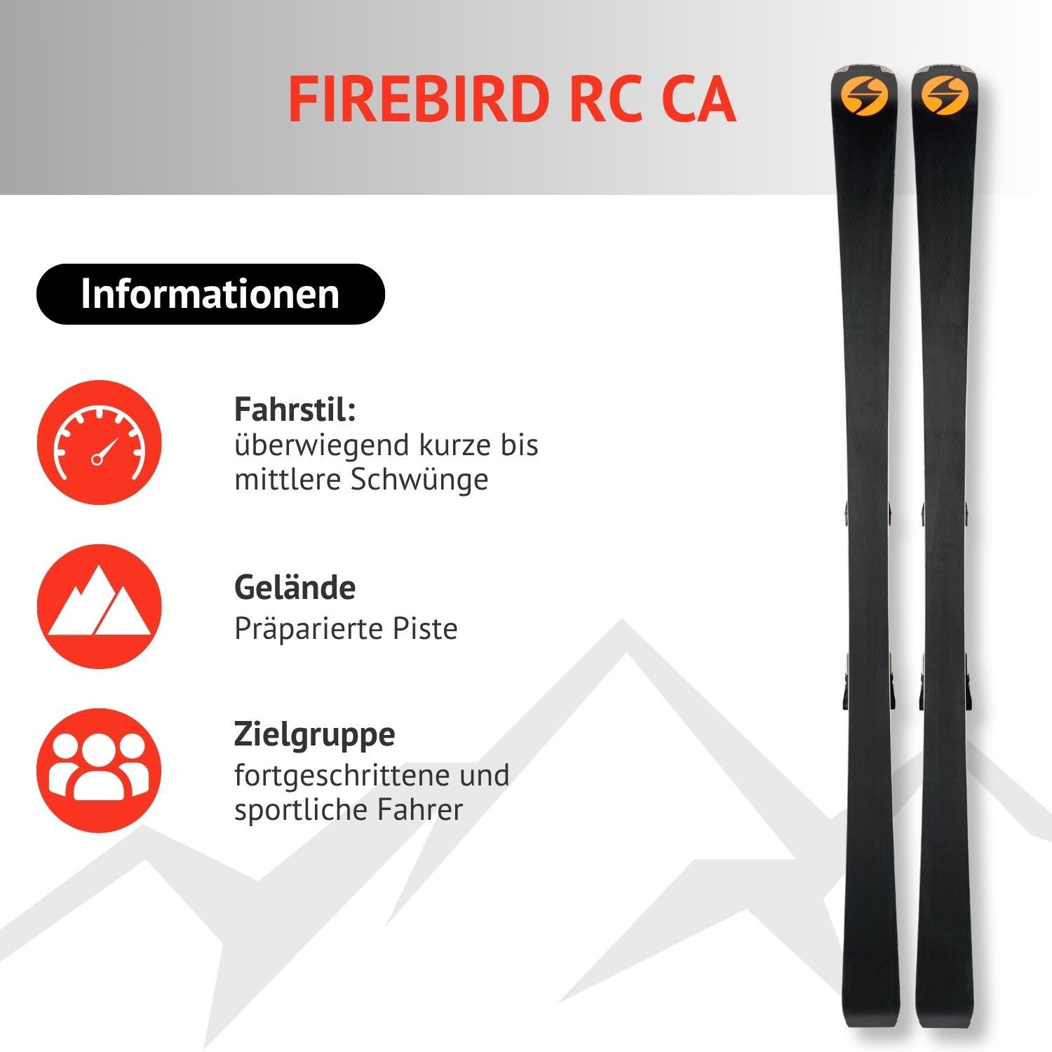 BLIZZARD Ski, Blizzard Firebird RC CA Full Camber 160cm + Bindung TPC 10 Z3-10