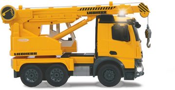 Jamara RC-LKW Schwerlastkran Mercedes Liebherr 2,4GHz gelb, mit Programmierfunktion