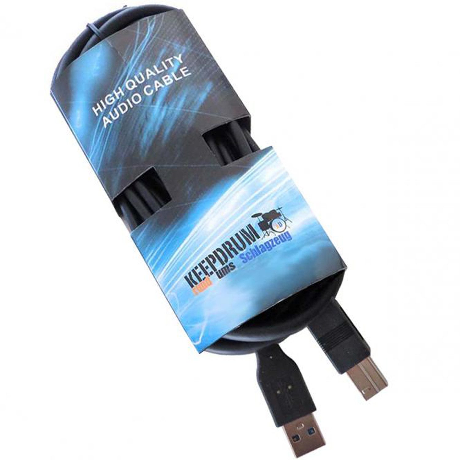 keepdrum keepdrum USB 3.0 3m Gerätekabel USB-B Stecker zu USB-A Stecker USB-Kabel, USB Typ B, USB 3.0 Typ A (300 cm), Robust