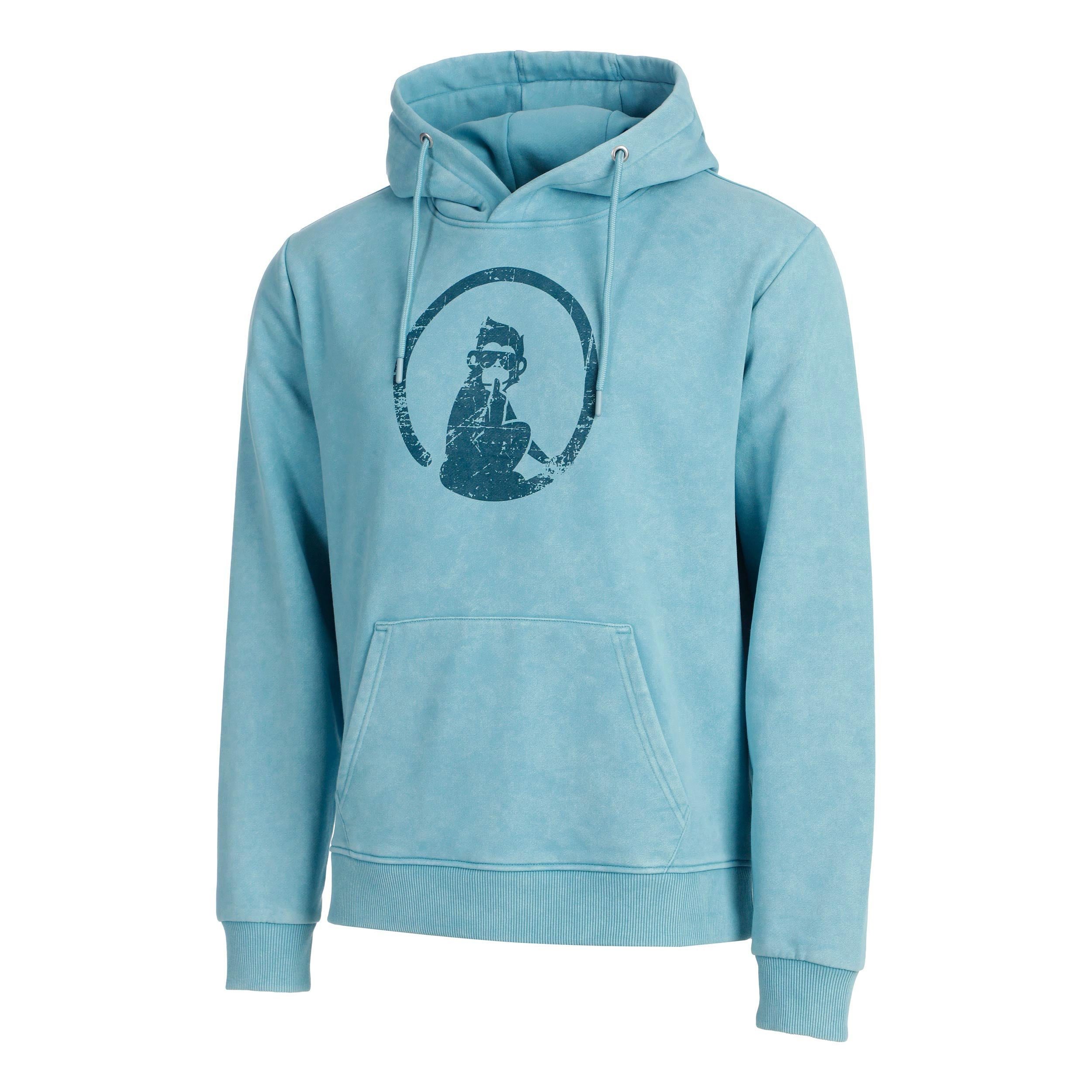 Quiet Please Kapuzensweatshirt Washed Out Loose Fit