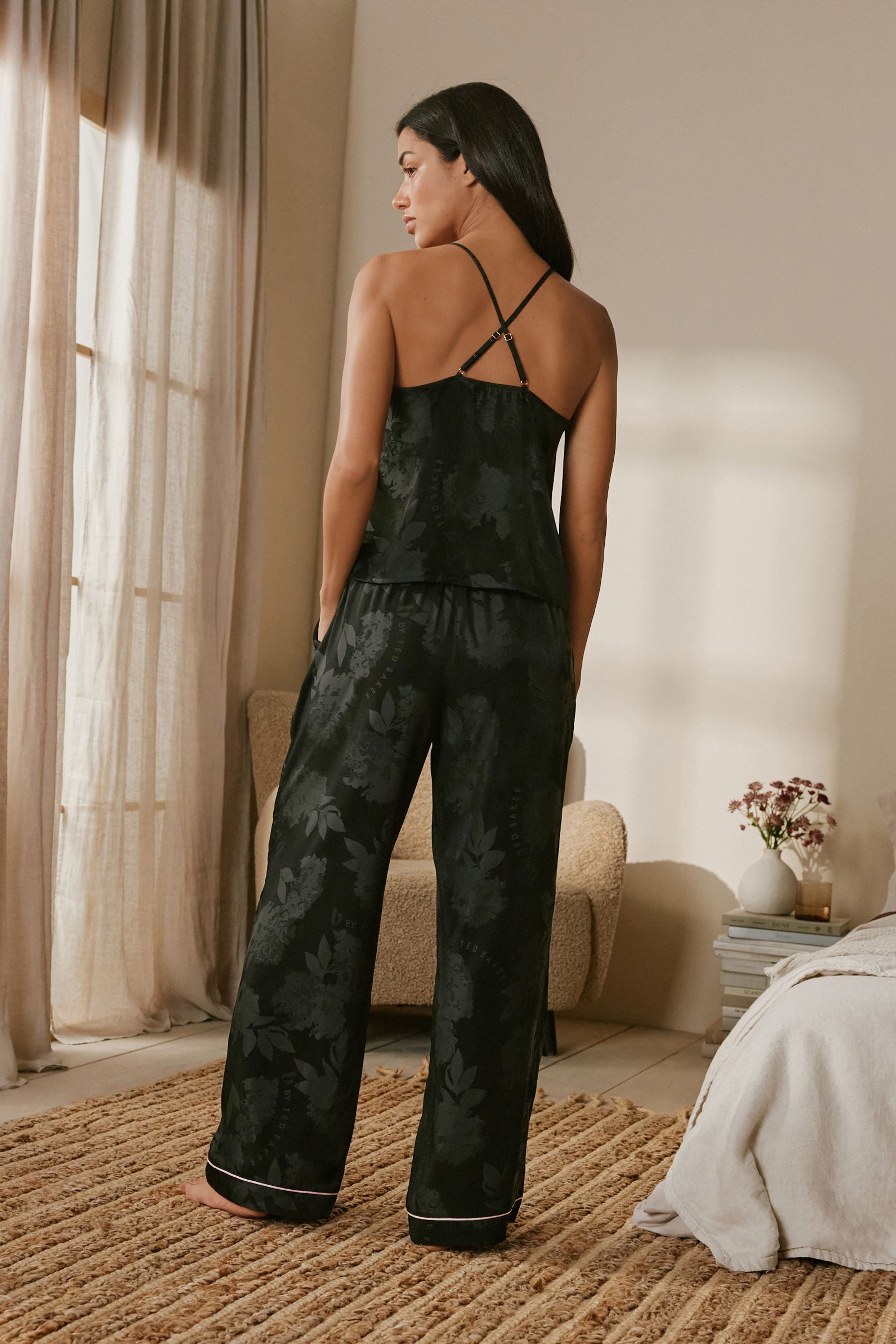 B by Ted Baker Pyjama B By Ted Baker Jacquard-Schlafanzug mit Camisole (2 t günstig online kaufen