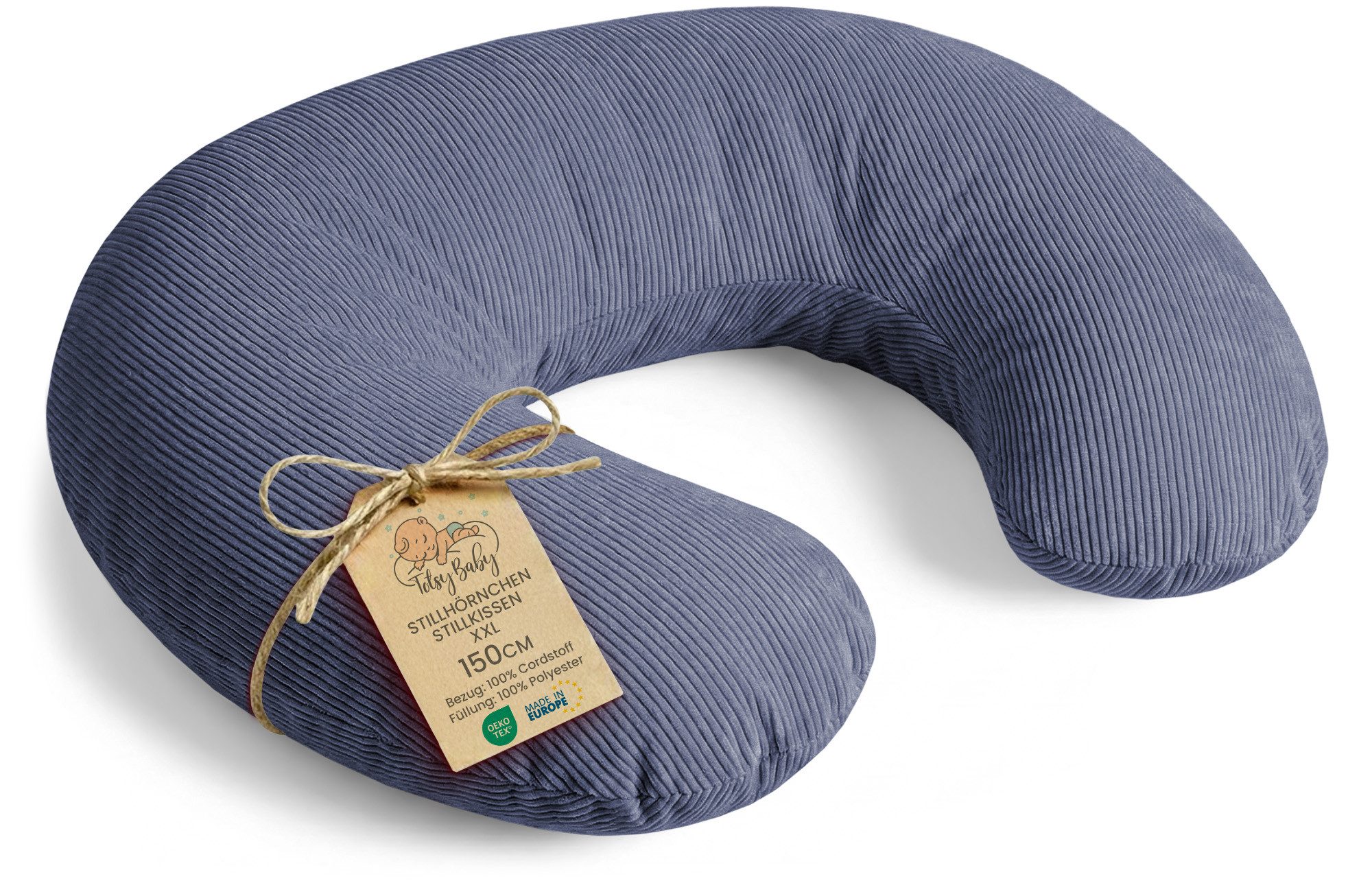 Totsy Baby Stillkissen klein Mond Minky Nursing Stillhörnchen Kissen Nursing Pillow