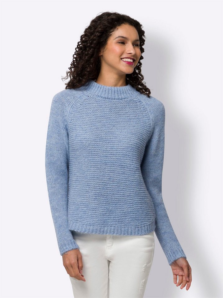 heine Strickpullover Pullover Langarm Links-Strick