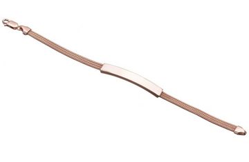 Silberkettenstore Silberarmband Fashion Armband - 925 Silber, rosé vergoldet, 17-20cm wählbar