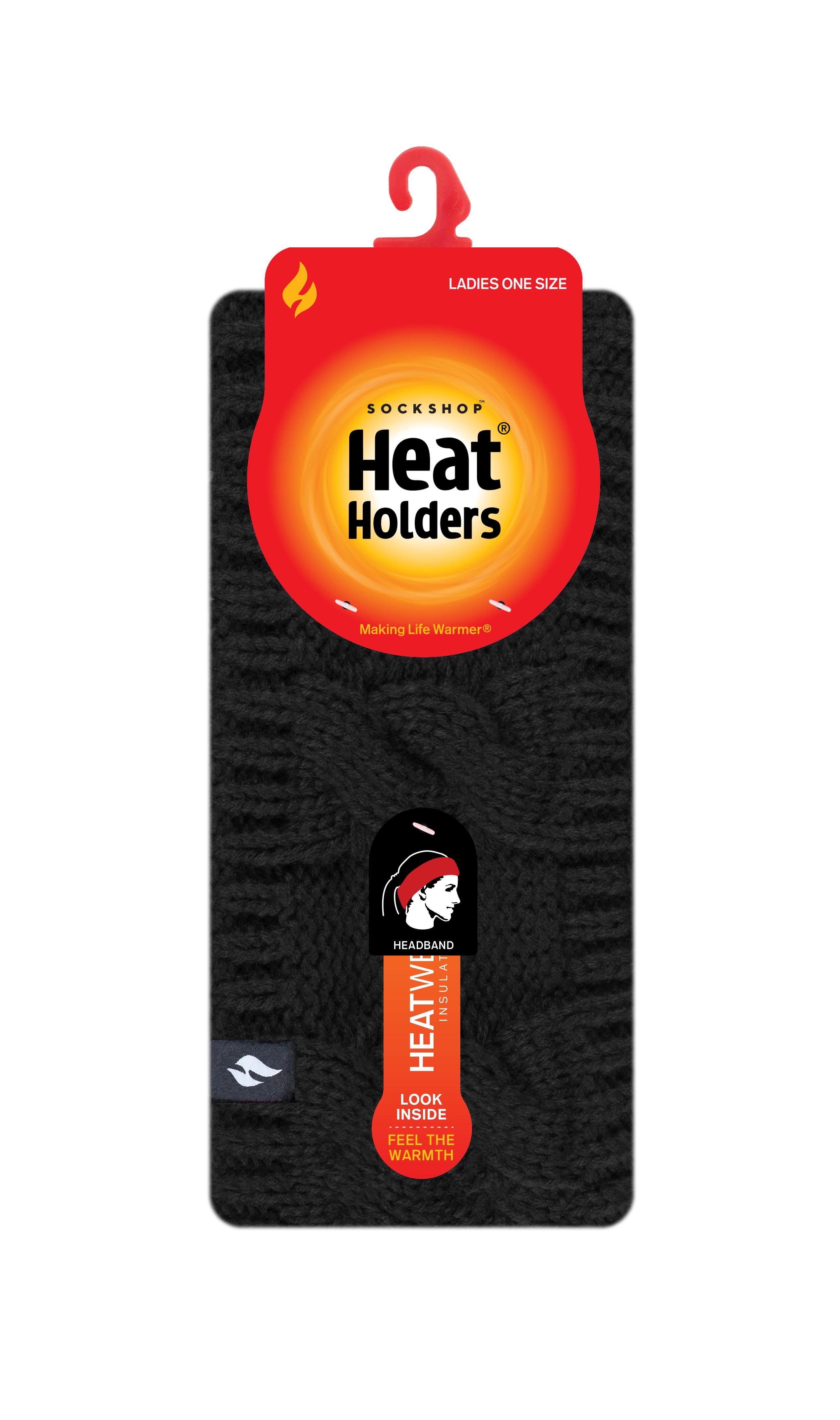 Heat Holders Alta Schwarz Thermo Stirnband