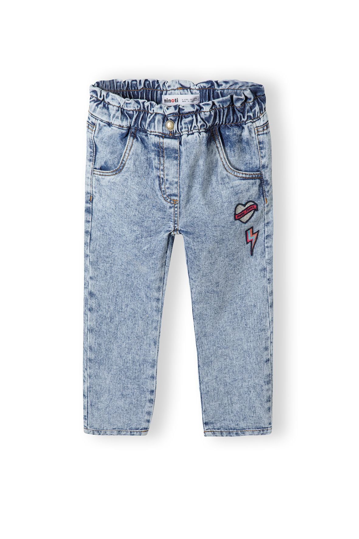 MINOTI Relax-fit-Jeans mit Paperbag-Bund (12m-8y)