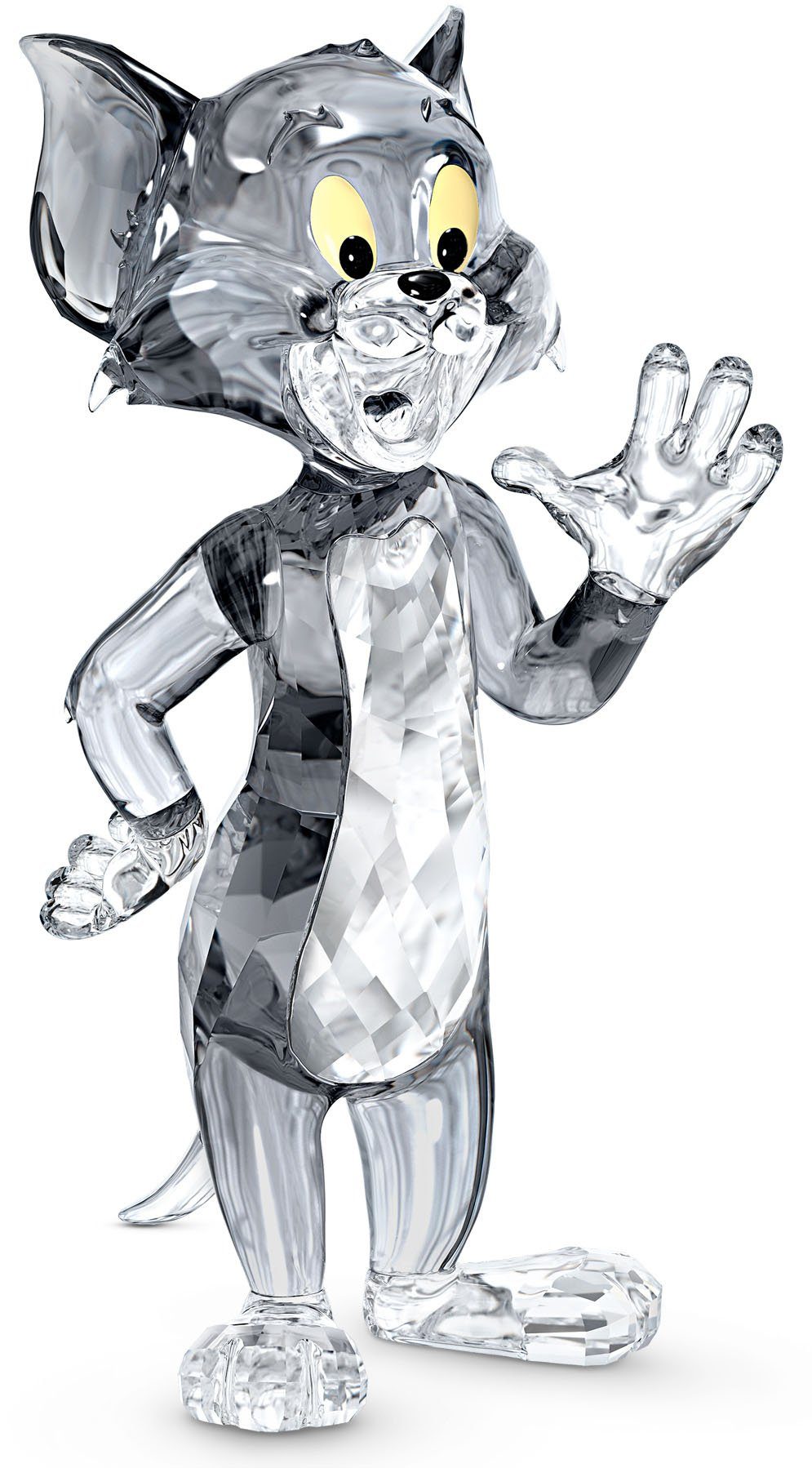 Swarovski Comicfigur »Tom und Jerry, Tom, 5515335« (1 Stück), Swarovski® Kristall mit schwarzem Emaille-Otto