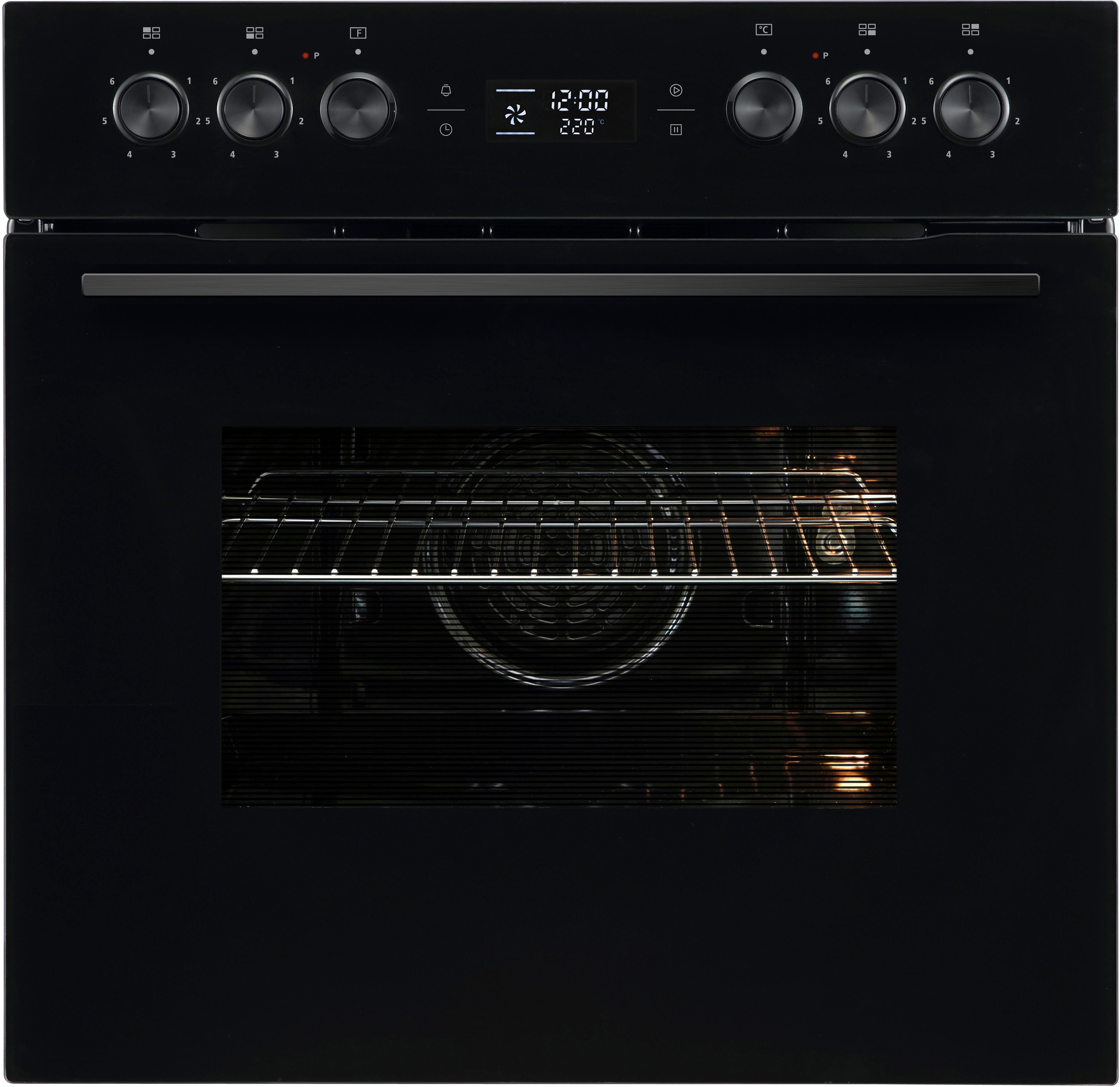 Hanseatic Elektro-Herd-Set HB70AB+HC46CB, Dampfreinigungsfunktion erleichtert dir die Pflege des Backofens