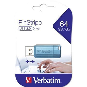 Verbatim PinStripe USB-Stick 64 GB USB-Stick