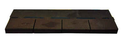 Onduline Dachschindeln »Bitumenschindeln Dachschindeln Rechteck Schindel Dachpappe Bitumen braun gefl. 3,05 m²«, Rechteck, 3.05 m² pro Paket, (21-St)