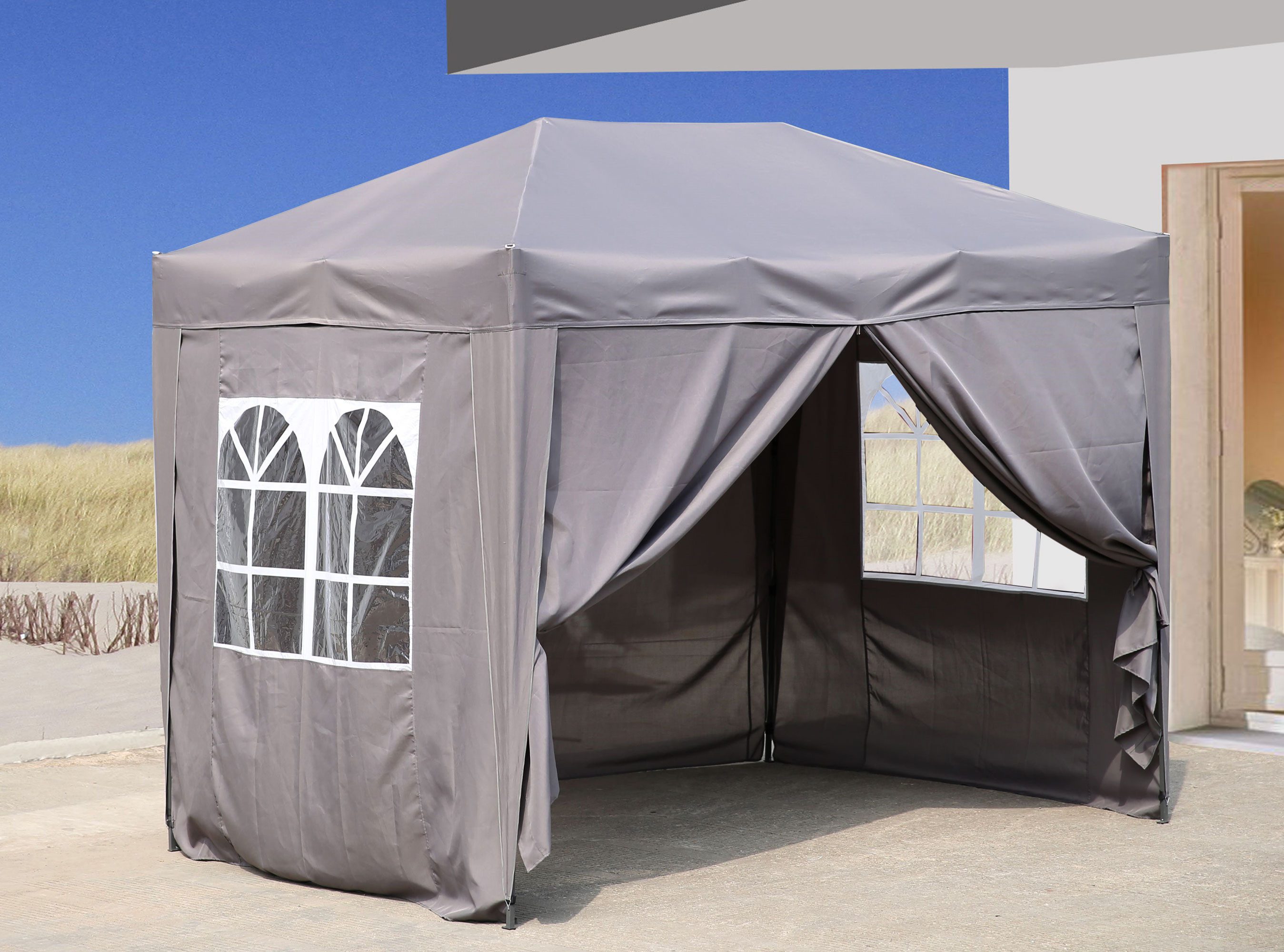 Quick Star Faltpavillon Faltpavillon 2x3m Smoky günstig online kaufen