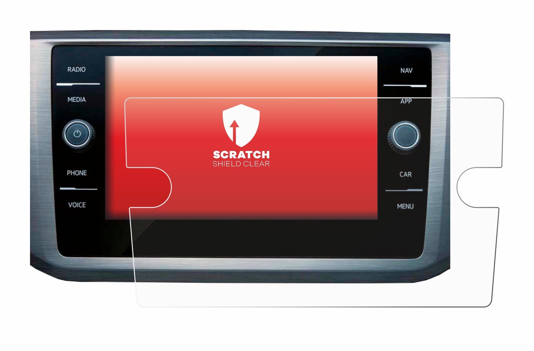 upscreen Schutzfolie für Volkswagen Polo 6 Digital Cockpit Pro,  Displayschutzfolie, Folie klar Anti-Scratch Anti-Fingerprint