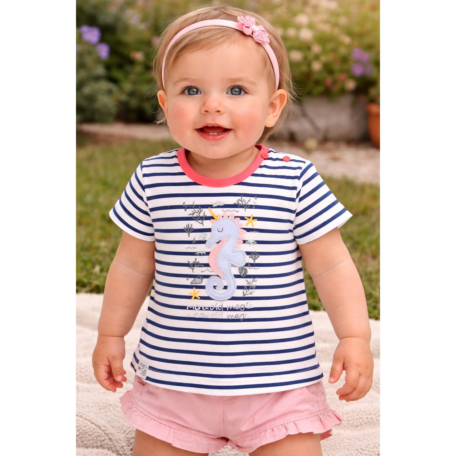 BONDI T-Shirt BONDI Baby Mädchen T-Shirt 'Seepferd - Magic' 8669