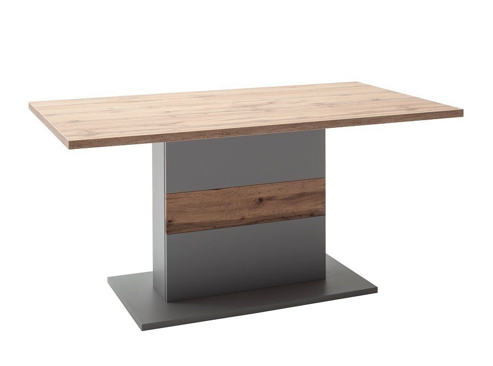 MCA furniture Esstisch Esstisch Marseille, Arktis grau / Wildeiche, (No-Set)