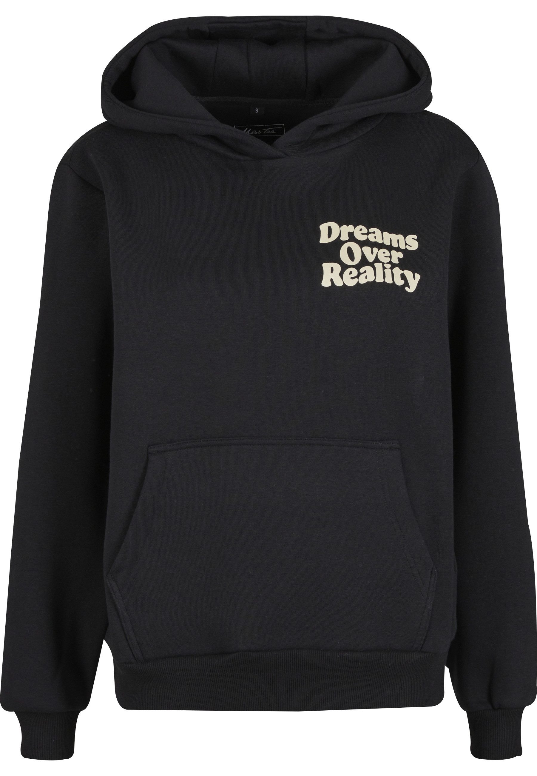 Kapuzensweatshirt Miss Tee Dreams Over Reality Ladies Fluffy Hoody
