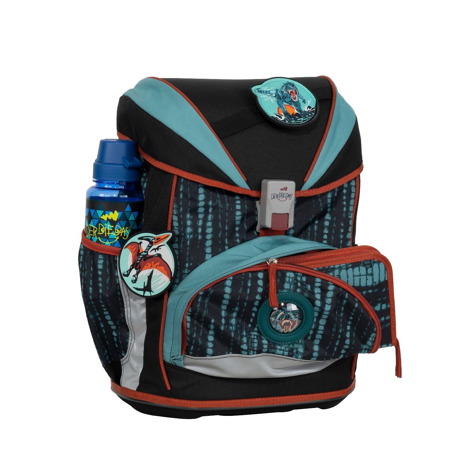 DerDieDas® Schulranzen Schulrucksack Set 5-tlg. ErgoFlex Big Rex 2023