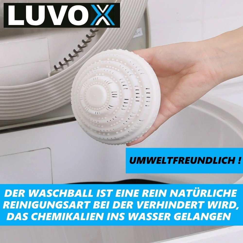 Waschmaschine Waschball ersatz Waschmittel Bio MAVURA Wäscheball, Wäschekugel Wäsche Ball Wäsche ökologischer LUVOX Öko Ei Waschkugel Wäschekugel