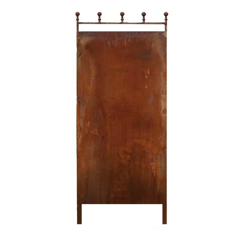 EdelrostPassion Sichtschutzelement, B:40-125cm,H:120-200cm,zum stecken,metall,2mm,Edelrost,Zaunspitze