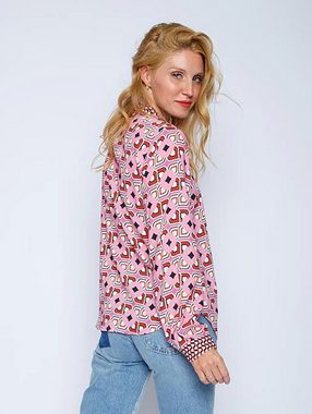 Emily Van Den Bergh Hemdbluse Hemdbluse Retro Flowers