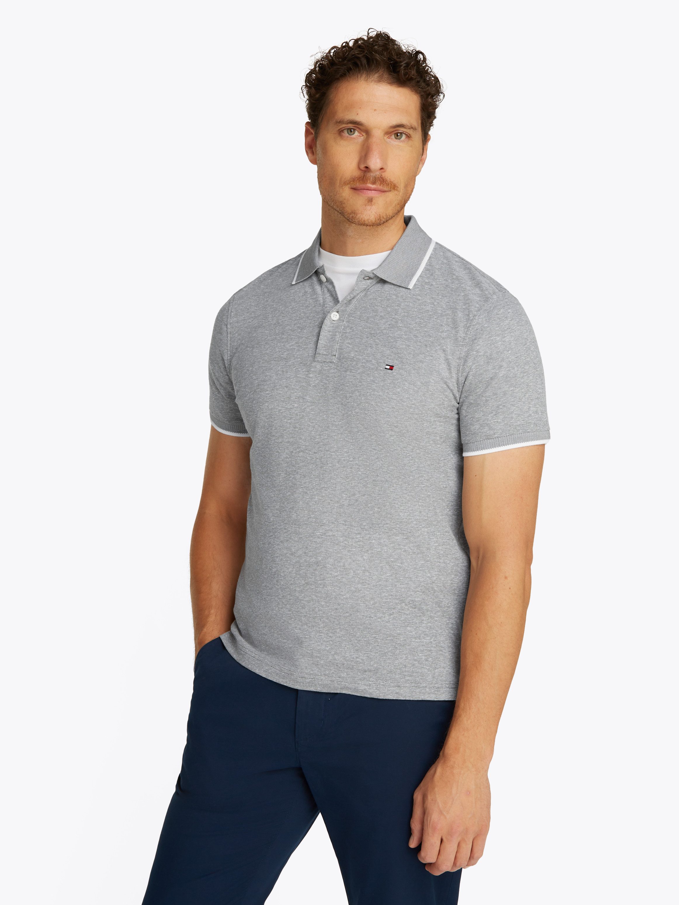Tommy Hilfiger Poloshirt LINEN PIQUE REG POLO günstig online kaufen