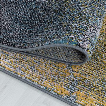 Teppich Abstrakt Wellen Design, SIMPEX24, Läufer, Höhe: 8 mm, Kurzflor Teppich Wohnzimmer Abstrakt Wellen Design verschidene größe