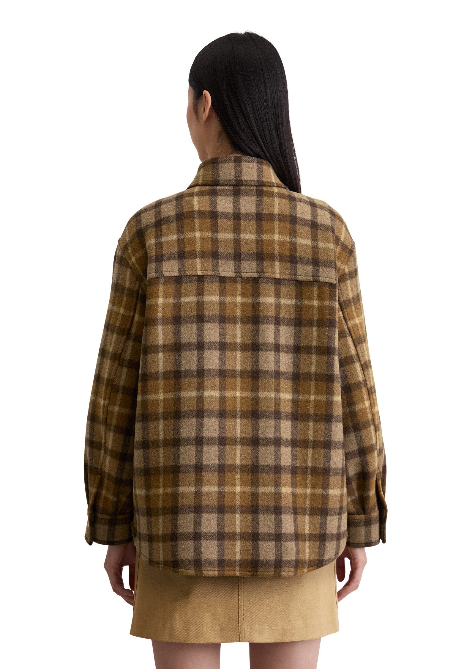 Marc O'Polo Outdoorjacke aus italienischem Wolle-Mix