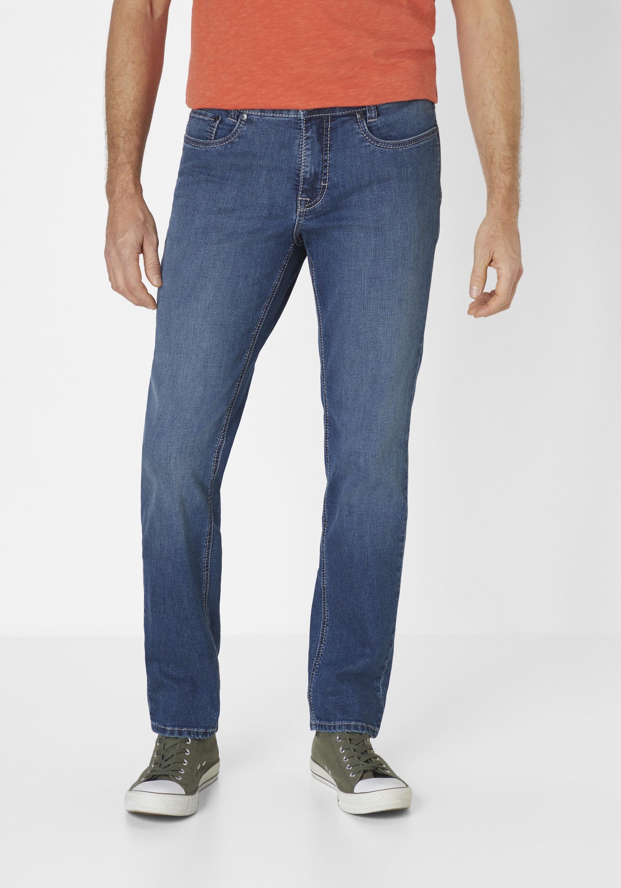 Paddock's Slim-fit-Jeans PIPE Saddle Stitch Saddle günstig online kaufen