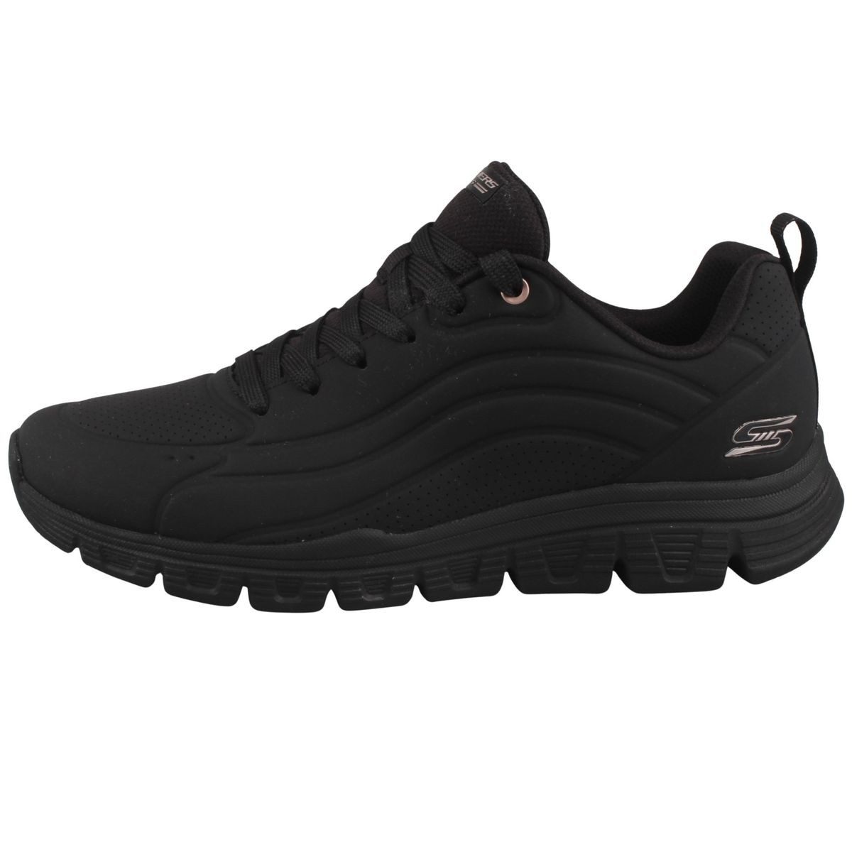 Skechers 117704-BBK Schnürschuh Damen-Halbschuh mit Memory Foam-Komfort – Bild 3 von 5
