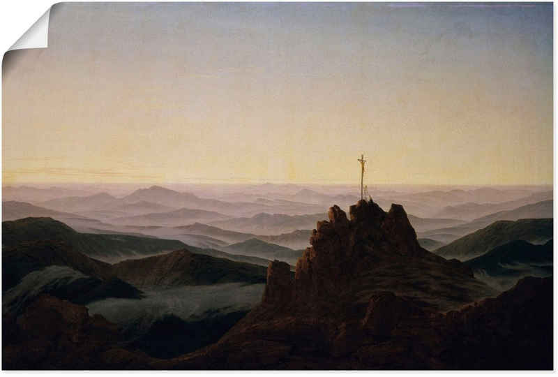 Artland Wandbild Morgen im Riesengebirge. Um 1810, Berge (1 St), als Alubild, Leinwandbild, Wandaufkleber oder Poster in versch. Größen