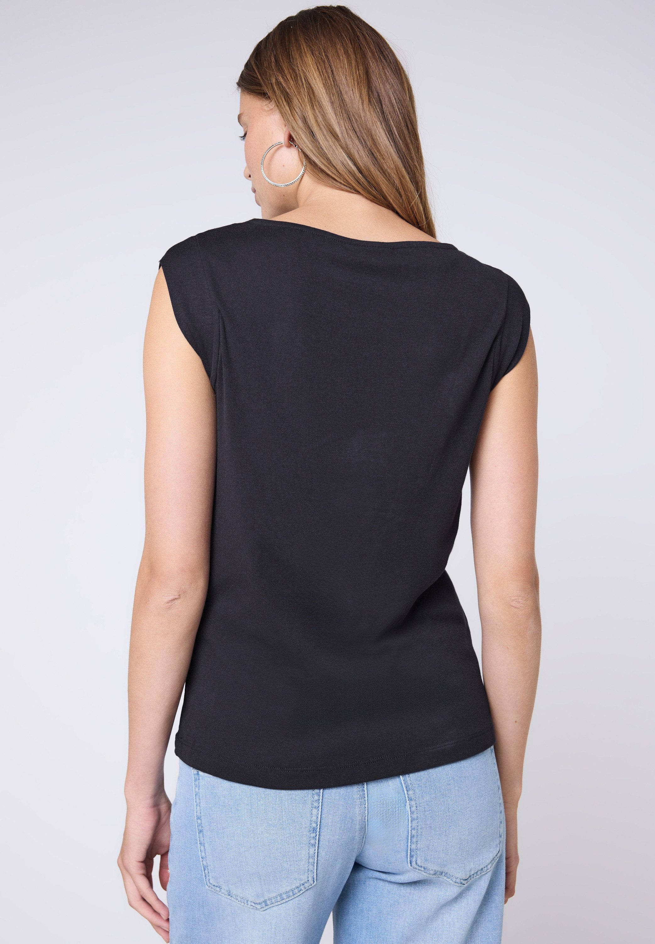 STREET ONE STUDIO Trägertop aus Baumwolle mit Stretchanteil