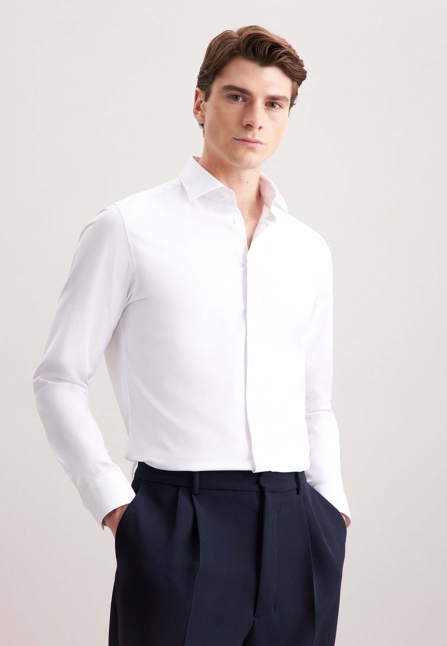 seidensticker Businesshemd Schwarze Rose Slim 1/1 günstig online kaufen