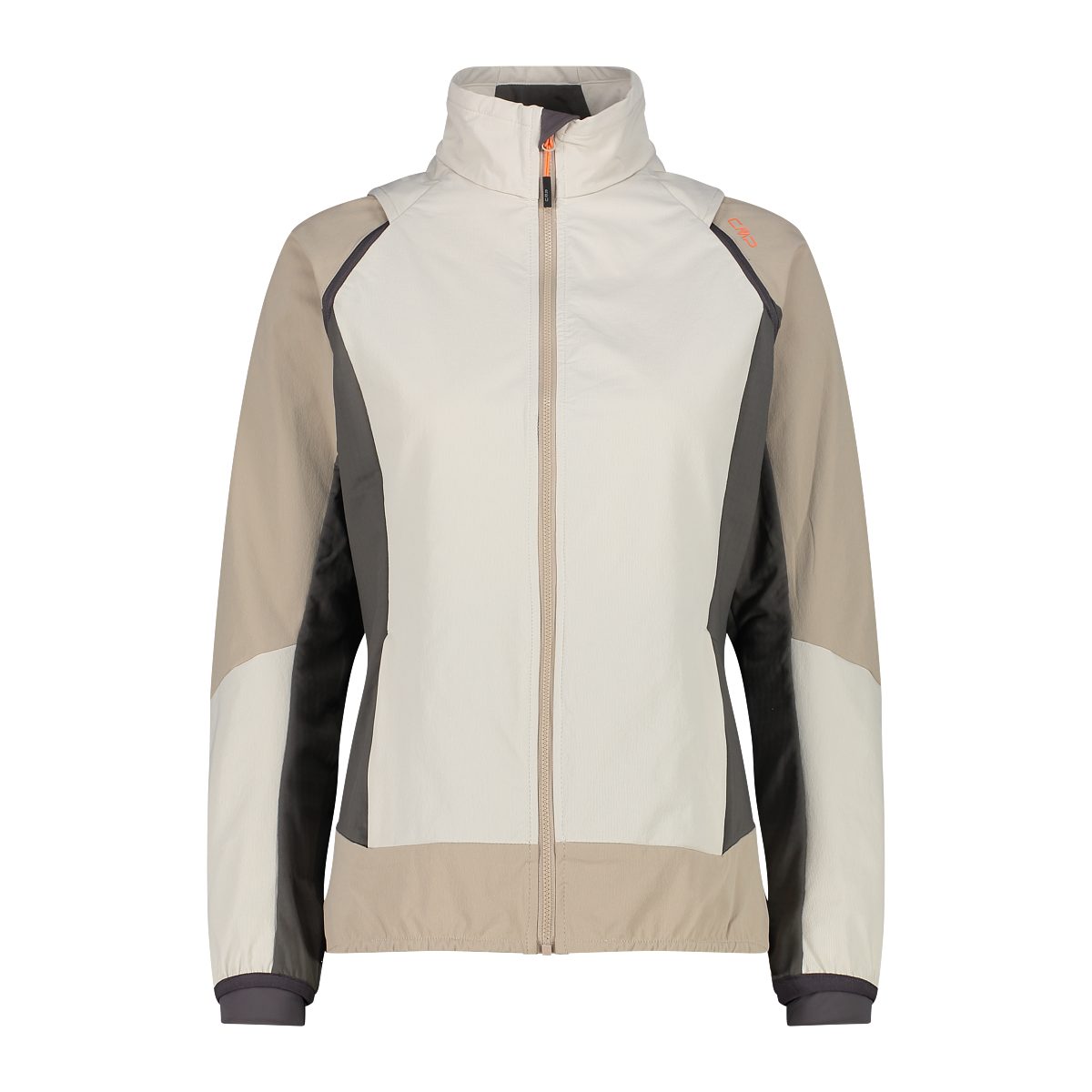 Outdoorjacke WOMAN JACKET HYBRID WITH DETACHABLE SLEEVES VANIGLIA