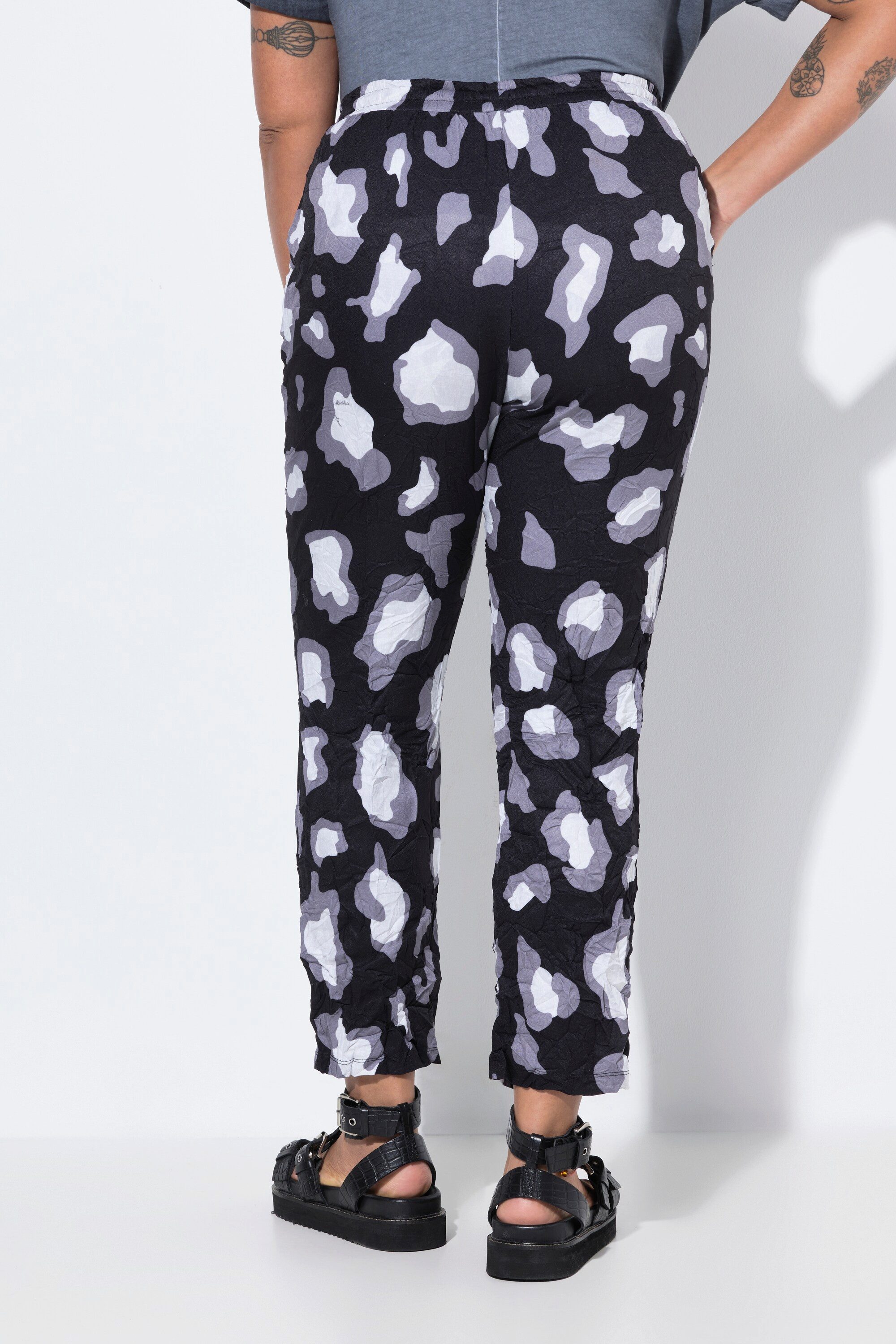 Angel of Style Funktionshose Joggpants Loose Fit Leodruck Knitter