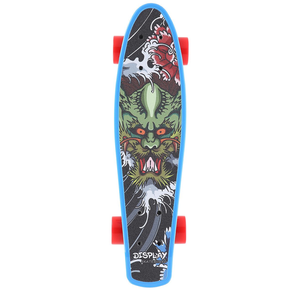NILS EXTREME Skateboard Pennyboard Minilongboard Dragon, Nutzergewicht: max. 100 kg