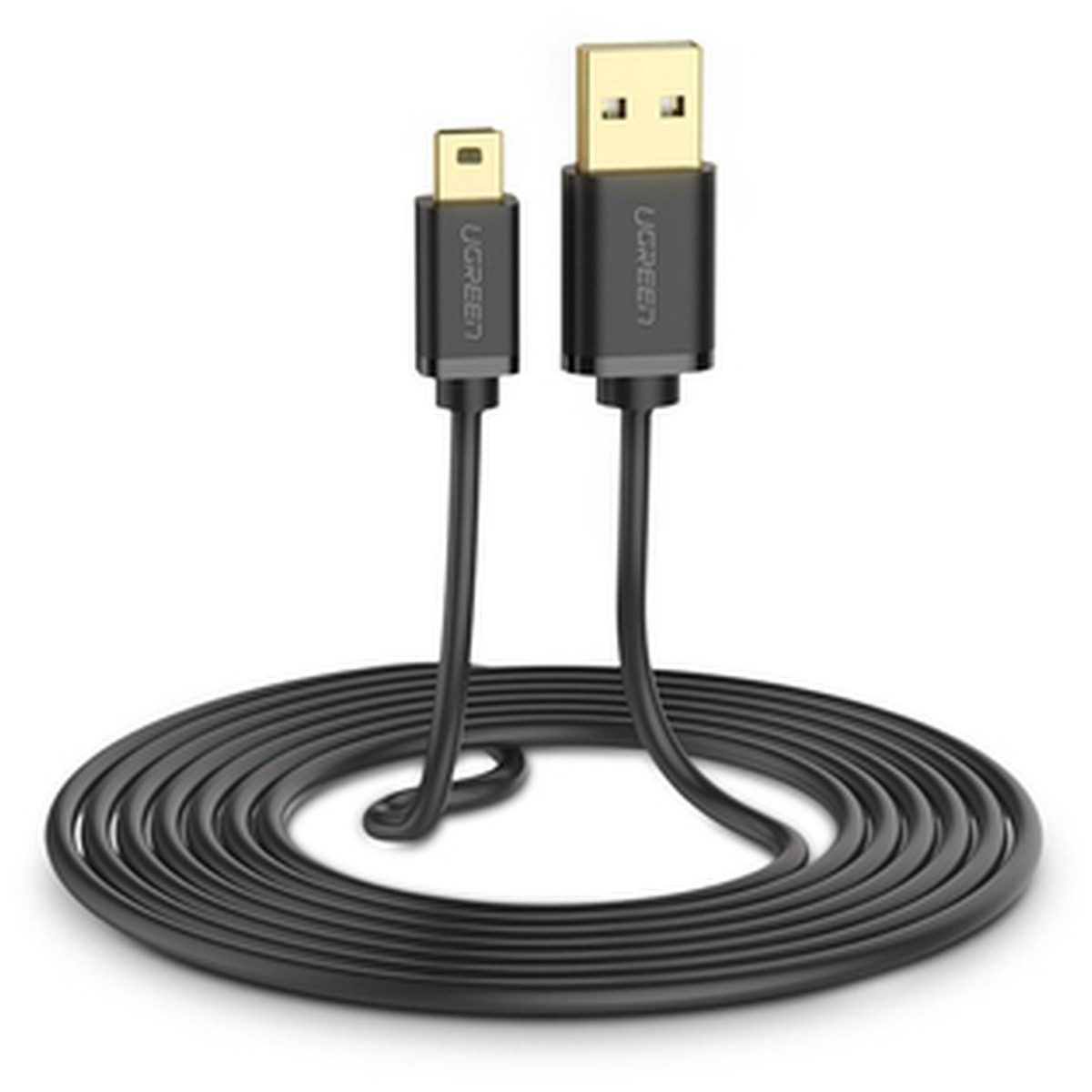 UGREEN Ugreen Kabel USB Mini USB Kabel 480 Mbps 3 m schwarz US132 Smartphone-Ladegerät