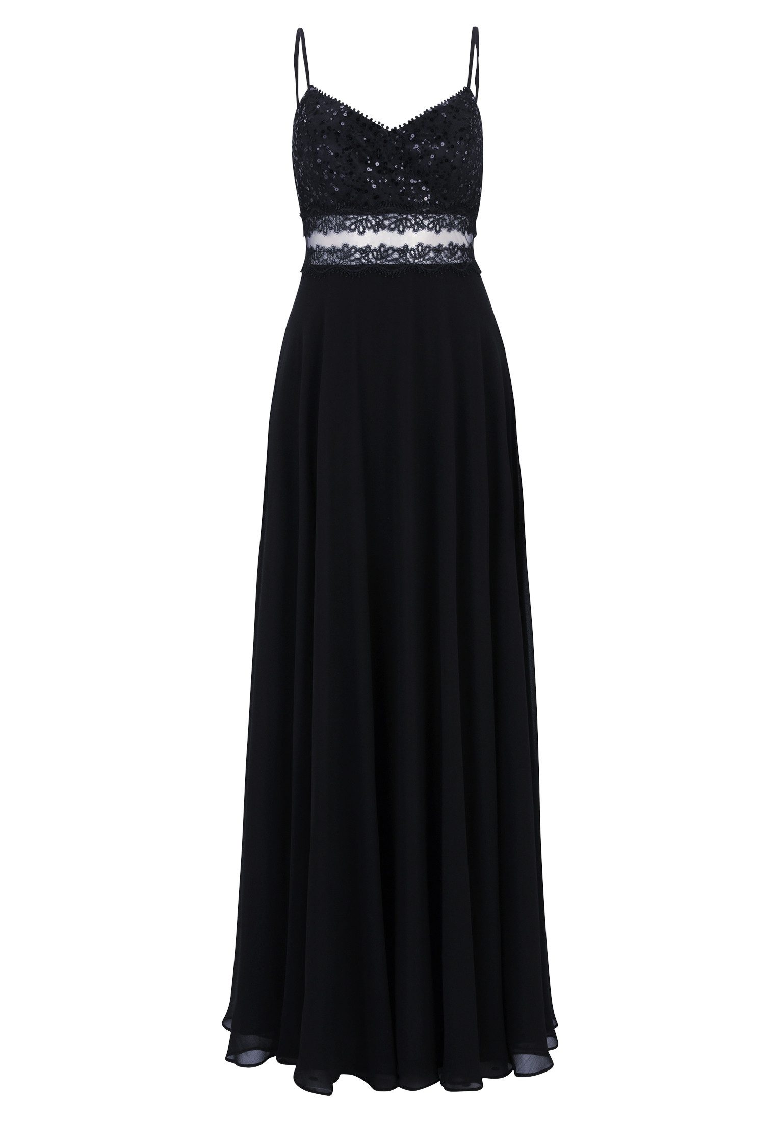 Vera Mont Abendkleid "Damen Abendkleid mit Spitze" Ohne Tasche Dekoelemente günstig online kaufen