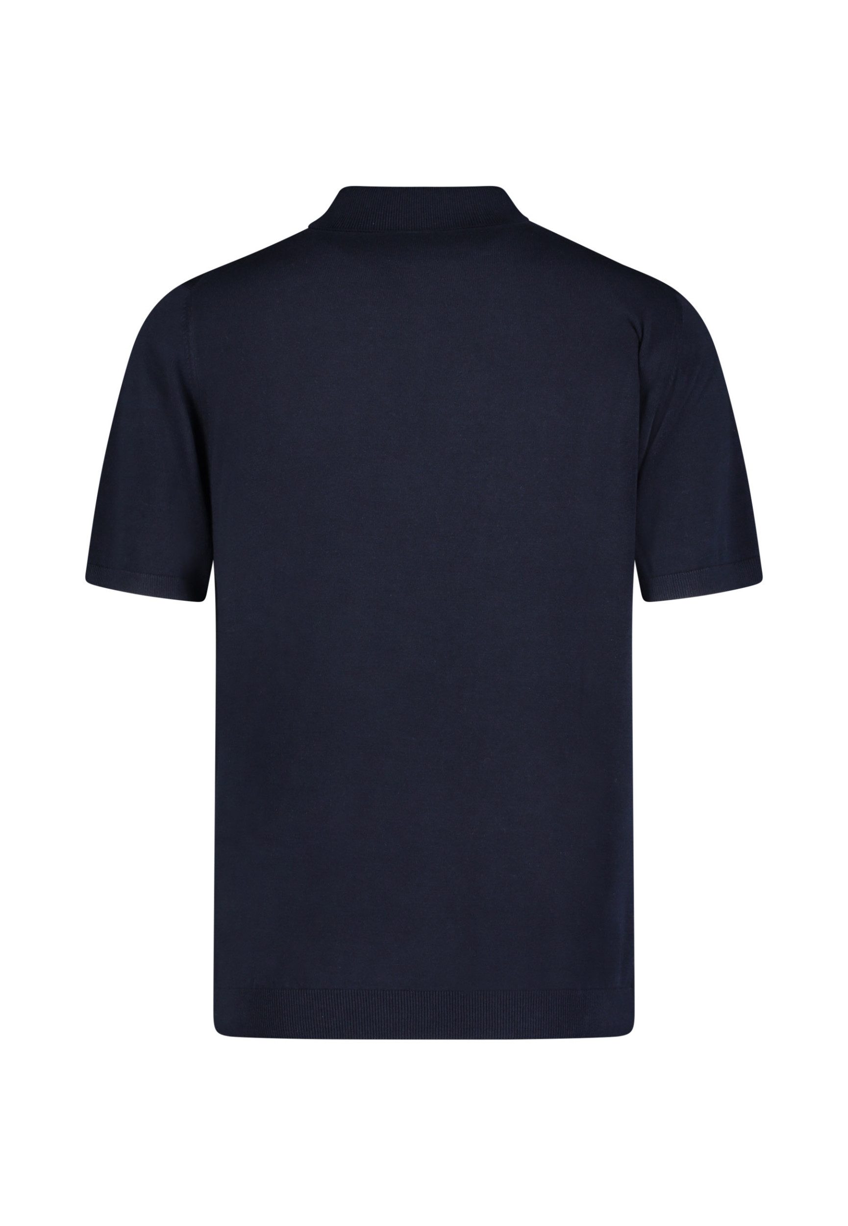 Roy Robson Strickpullover Kurzarmpullover mit Polokragen - Casual Fit
