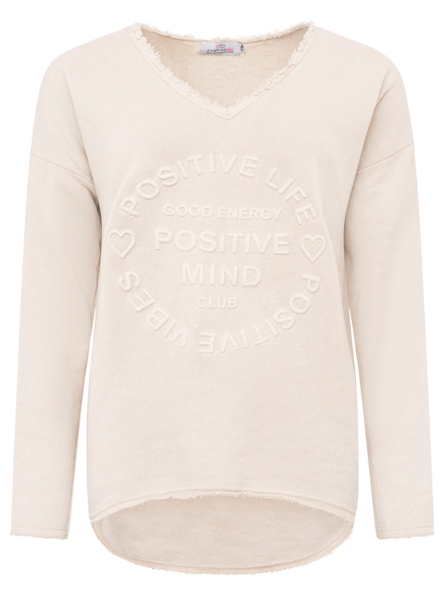 Zwillingsherz Sweatshirt "Positive Mind"