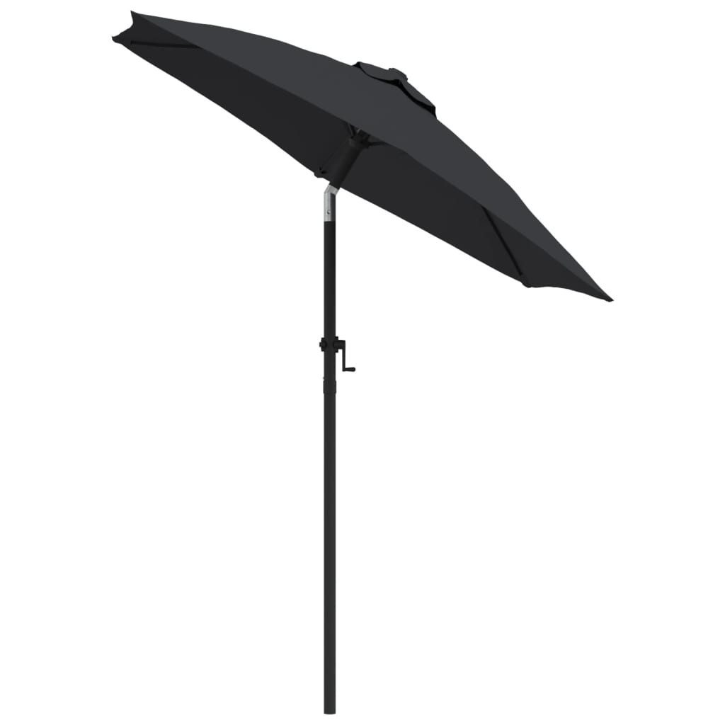 vidaXL Sonnenschirm Sonnenschirm Schwarz 200 x günstig online kaufen